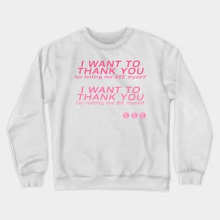 turnstile pink glow on Crewneck Sweatshirt